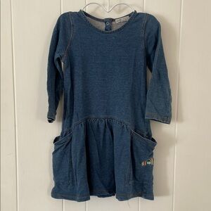The Bonnie Mob Denim Kids Dress with Pockets